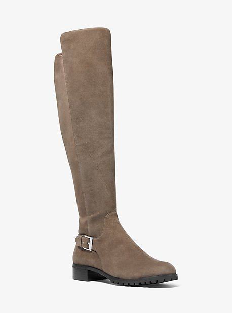 michael michael kors branson stretch leather boot|Branson Stretch Suede Boot .